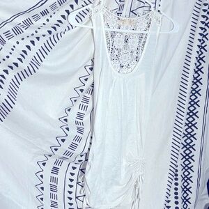 White crochet tank top